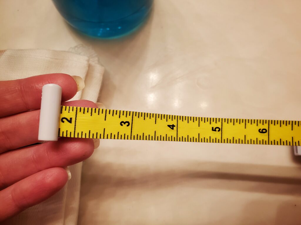 my measurements started with this...